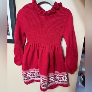 Tahari Red Knit Christmas Dress